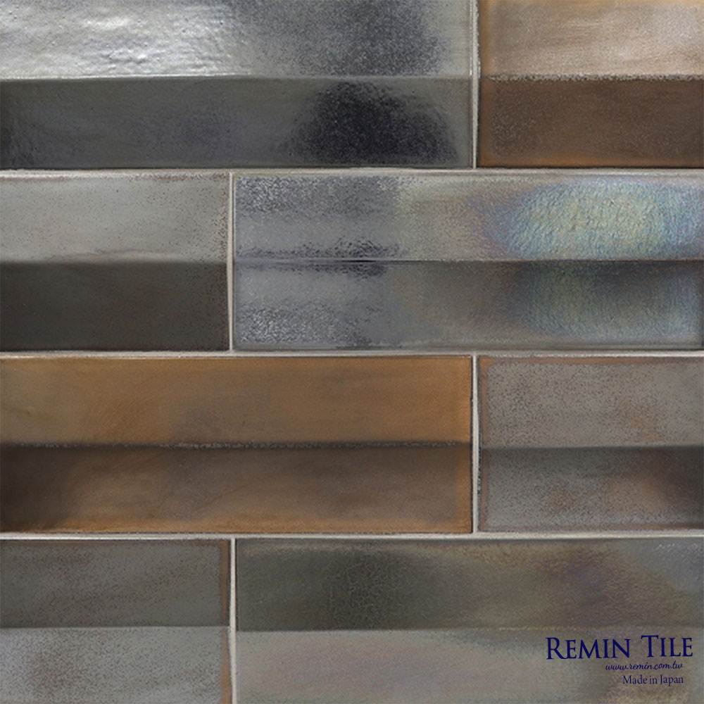 金屬凸面馬賽克 金屬磚 立體紋磚 馬賽克磚 台北門市 實磚展示