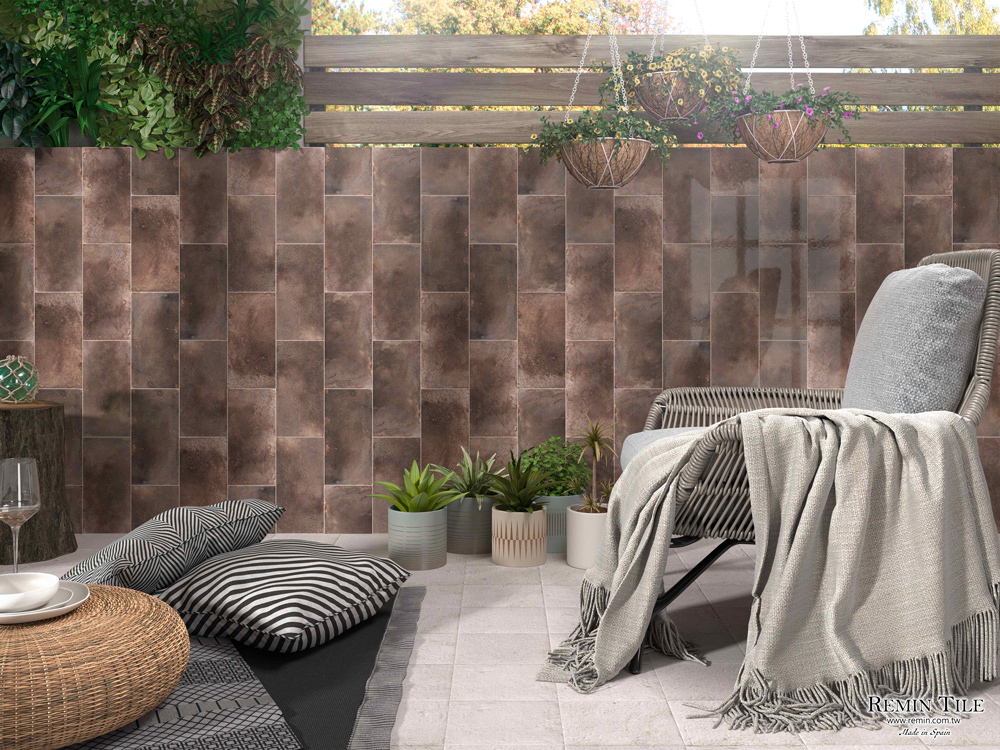 花磚 圖騰方磚 素棕方磚 花磚 壁磚 地磚 台北門市 實磚展示