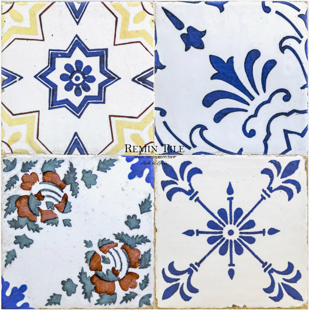 復古花磚